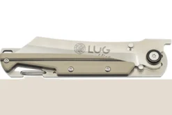 Couteau pliant LUG Higo LUSP3SHBD manche en acier et G10 désert et noir 11cm