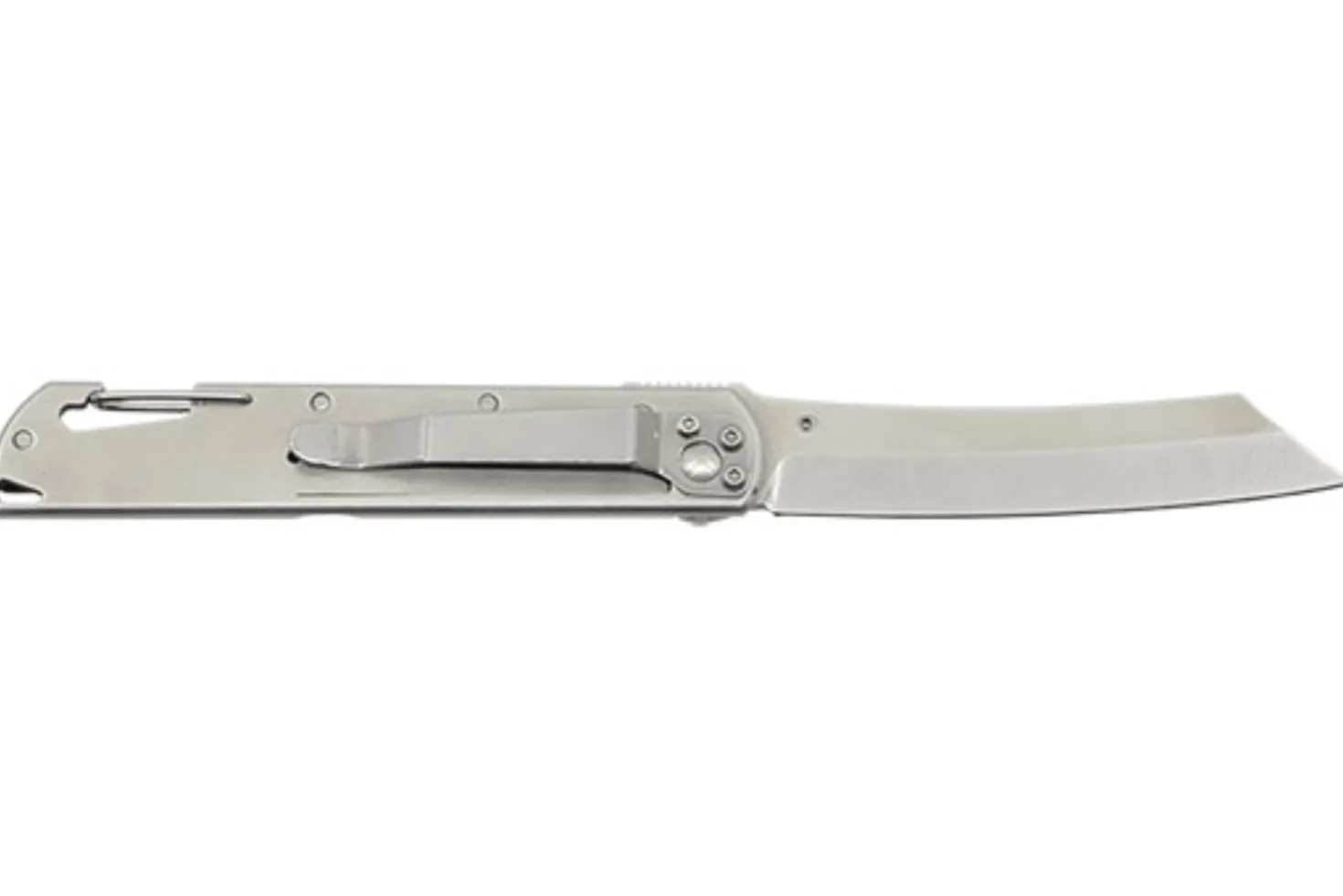 Couteau pliant LUG Higo LUSP3SHBD manche en acier et G10 désert et noir 11cm