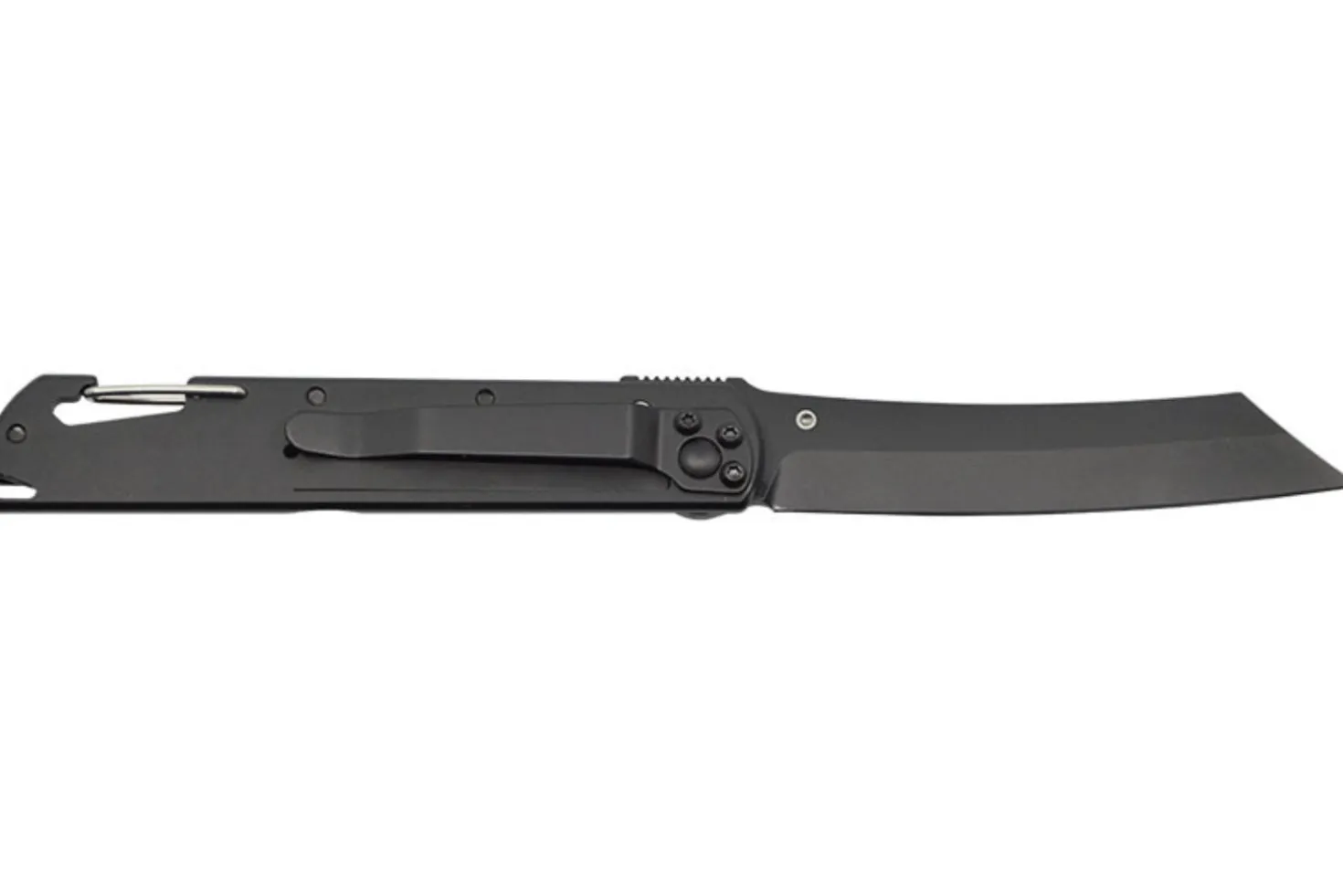 Couteau pliant LUG Higo Titanium LUSP3THRG manche en acier et G10 gris et rouge 11cm
