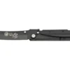 Couteau pliant LUG Higo Titanium LUSP3THB manche en acier et G10 noir 11cm