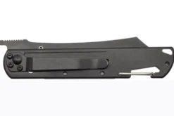 Couteau pliant LUG Higo Titanium LUSP3THB manche en acier et G10 noir 11cm