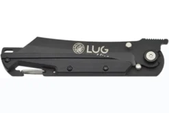 Couteau pliant LUG Higo Titanium LUSP3THB manche en acier et G10 noir 11cm