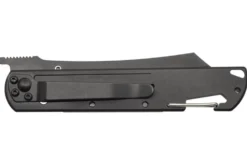Couteau pliant LUG Higo Titanium LUSP3THBD manche en acier et G10 désert et noir 11cm