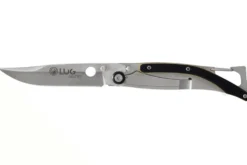 Couteau pliant Lug SP1SJN noir et jaune manche en G10 et acier 11cm avec clip