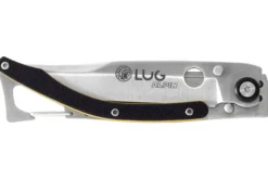 Couteau pliant Lug SP1SJN noir et jaune manche en G10 et acier 11cm avec clip