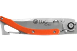 Couteau pliant Lug SP1SO orange manche en G10 et acier 11cm avec clip
