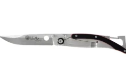 Couteau pliant LUG SP1SRB noir et rouge manche en G10 et acier 11cm avec clip