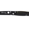 Couteau pliant Lug SP1TJN manche en G10 noir et jaune 11cm avec clip
