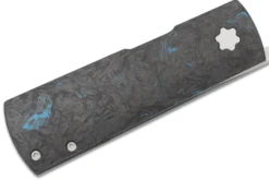 Couteau pliant Maserin DAGA 372.B manche en fibre de carbone et titanium bleu 9,5cm