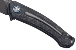 Couteau pliant MKM Arvenis By FOX Knives MK.FX01MCT manche en fibres de carbone/titanium 12cm + étui