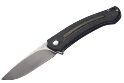 Couteau pliant MKM Arvenis By FOX Knives MK.FX01MGGR manche en G10 noir/Alu vert 12cm + étui