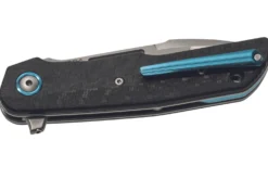 Couteau pliant MKM Clap By LionSteel MK.LS01C manche en fibre de carbone 11cm + étui