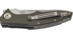 Couteau pliant MKM Raut By Viper MK.VP01GFGR manche en titanium/G10 vert 12cm front flipper + étui