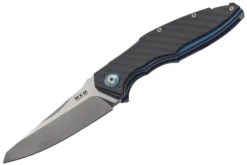 Couteau pliant MKM Raut By Viper MK.VP01CF manche en titanium 12cm front flipper + étui