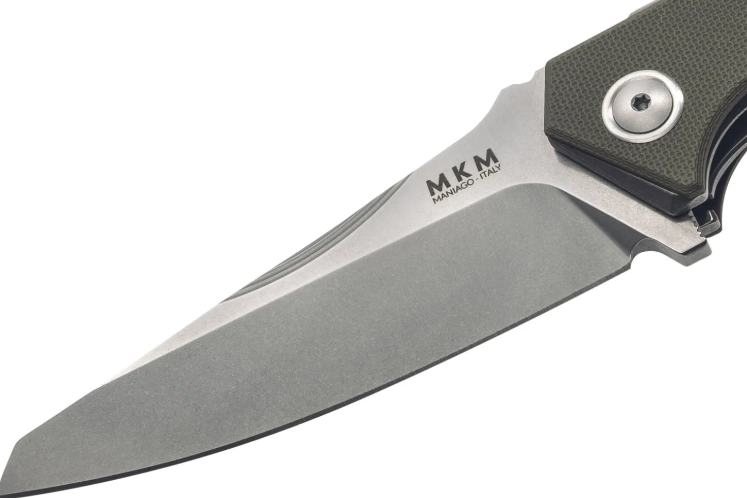 Couteau pliant MKM Raut By Viper MK.VP01GBGR manche en titanium/G10 vert 12cm + étui