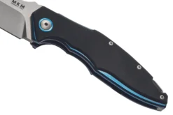 Couteau pliant MKM Raut By Viper MK.VP01GFBK manche en titanium/G10 noir 12cm front flipper + étui