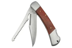 Couteau pliant multifonction Herbertz 214313 manche pakkawood marron 8cm