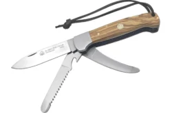 Couteau pliant multifonction Puma IP La Caza Olive I 320511 manche olivier 11cm