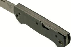 Couteau pliant multifonction Benchmade Weekender 317 double lame manche micarta/aluminium gris 9cm avec décapsuleur