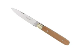 Couteau pliant Normaund acier inox Z100 manche bois de pommier 10,5cm