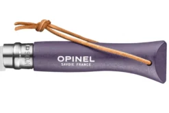 Couteau pliant Opinel Baroudeur Colorama n°06 lame 7cm manche charme violet gris