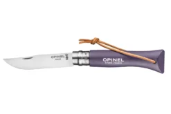 Couteau pliant Opinel Baroudeur Colorama n°06 lame 7cm manche charme violet gris