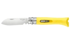 Couteau pliant Opinel Bricolage n°09 lame 8cm manche polyamide jaune