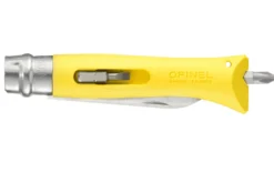 Couteau pliant Opinel Bricolage n°09 lame 8cm manche polyamide jaune