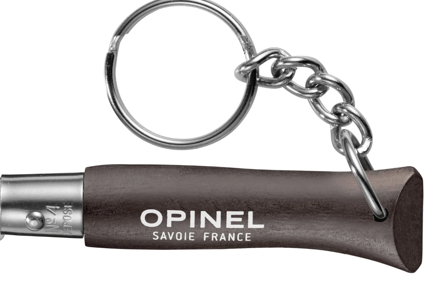 Couteau pliant Opinel Porte-clés Colorama n°04 lame 5cm manche charme noir brun