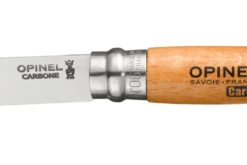 Couteau pliant Opinel Tradition Carbone n°06 lame 7cm manche hêtre