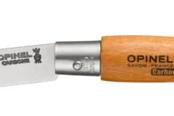 Couteau pliant Opinel Tradition Carbone n°05 lame 6cm manche hêtre