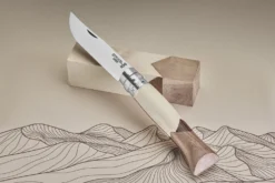 Couteau pliant Opinel Tradition Luxe Cime n°09 lame 9cm manche érable + frêne + noyer