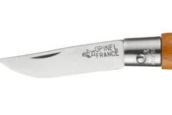 Couteau pliant Opinel Tradition Carbone n°03 lame 4cm manche hêtre