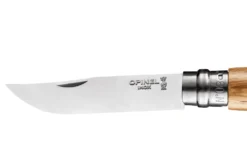 Couteau pliant Opinel Tradition Gravures Animalia Bison n°08 lame 8,5cm manche chêne