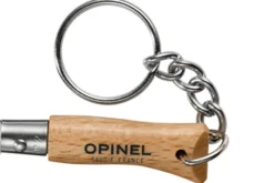 Couteau pliant Opinel Tradition Inox Porte-clés n°02 lame 3,5cm manche hêtre