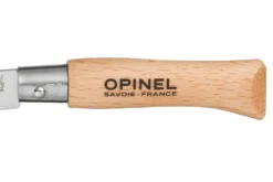 Couteau pliant Opinel Tradition Inox n°04 lame 5cm manche hêtre