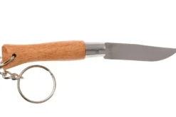 Couteau pliant Opinel Tradition Inox Porte-clés n°04 lame 5cm manche hêtre