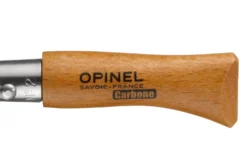 Couteau pliant Opinel Tradition Carbone n°02 lame 3,5cm manche hêtre