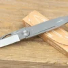 Couteau pliant Perceval Le T45 manche 10,5 cm tout inox