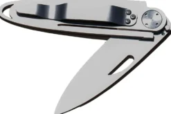 Couteau pliant Perceval Le T45 manche 10,5 cm tout inox