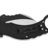 Couteau pliant QSP Eagle 120B karambit manche en G10 noir 13,6cm