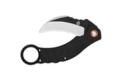 Couteau pliant QSP Eagle 120B karambit manche en G10 noir 13,6cm