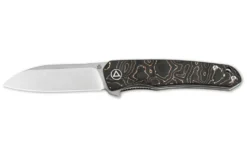 Couteau pliant QSP Otter 140B1 manche en carbone/cuivre noir et bronze 9,6cm