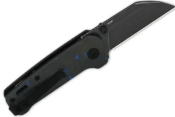 Couteau pliant QSP Penguin mini 130XSD2 manche en carbone et G10 8,2cm