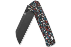 Couteau pliant QSP Penguin Plus 130XLG2 manche en carbone/titane multicolore 11,4cm