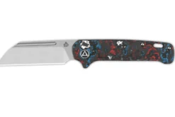 Couteau pliant QSP Penguin 130SJF1 manche en carbone multicolore 10,3cm