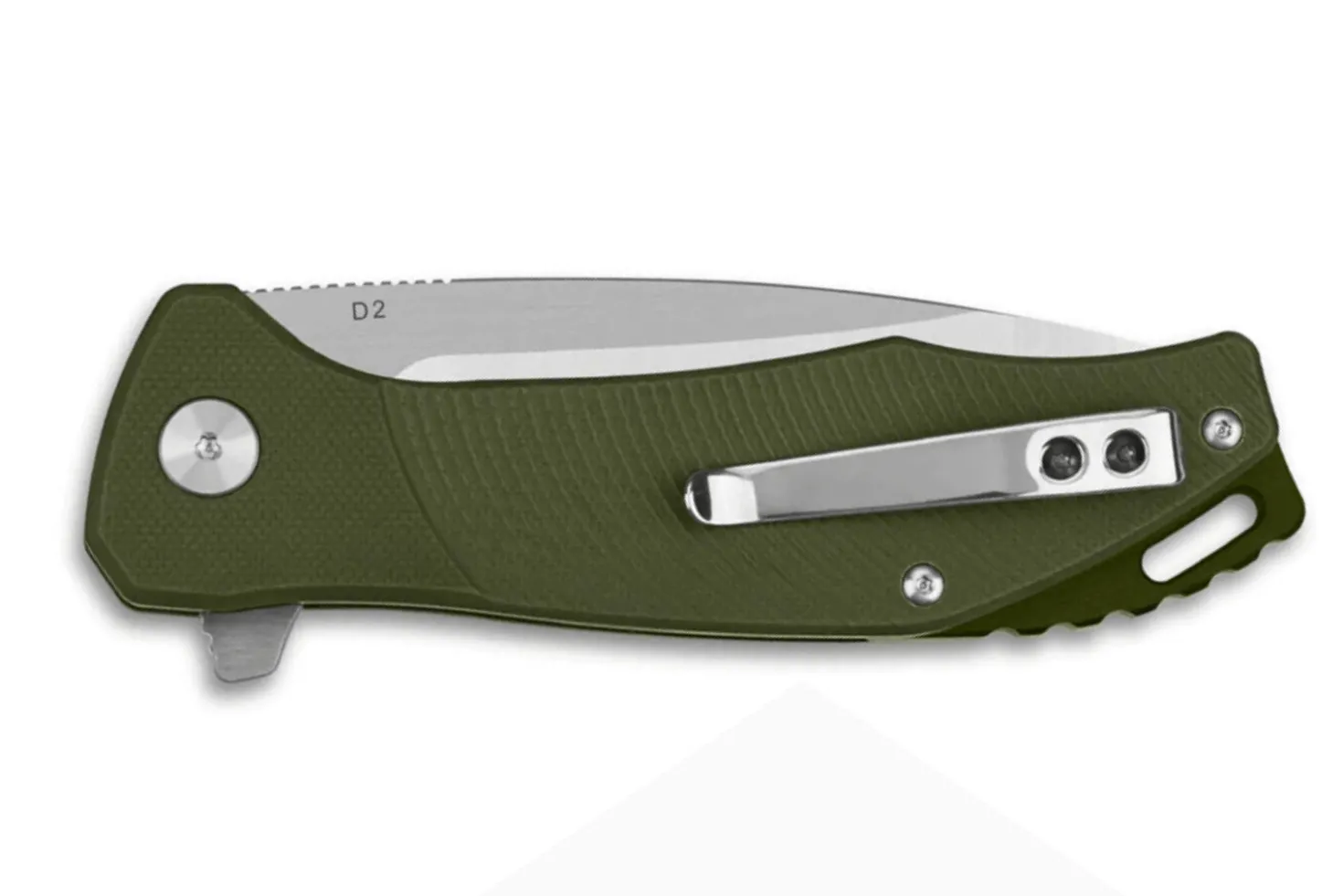 Couteau pliant QSP Raven 122B manche en G10 vert 11,4cm