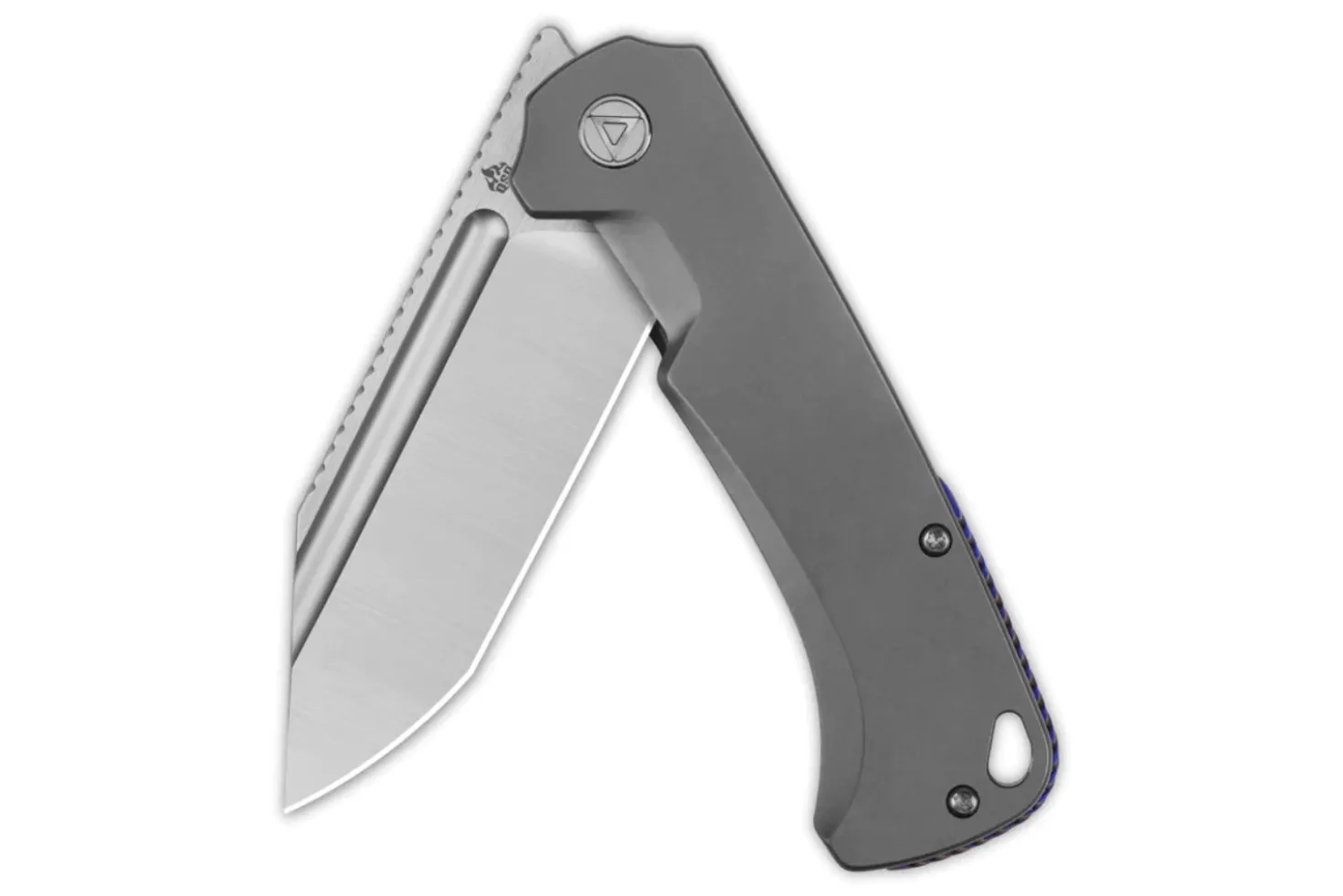 Couteau pliant QSP Rhino 143A manche en titane gris 10,8cm