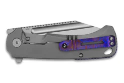Couteau pliant QSP Rhino 143A manche en titane gris 10,8cm