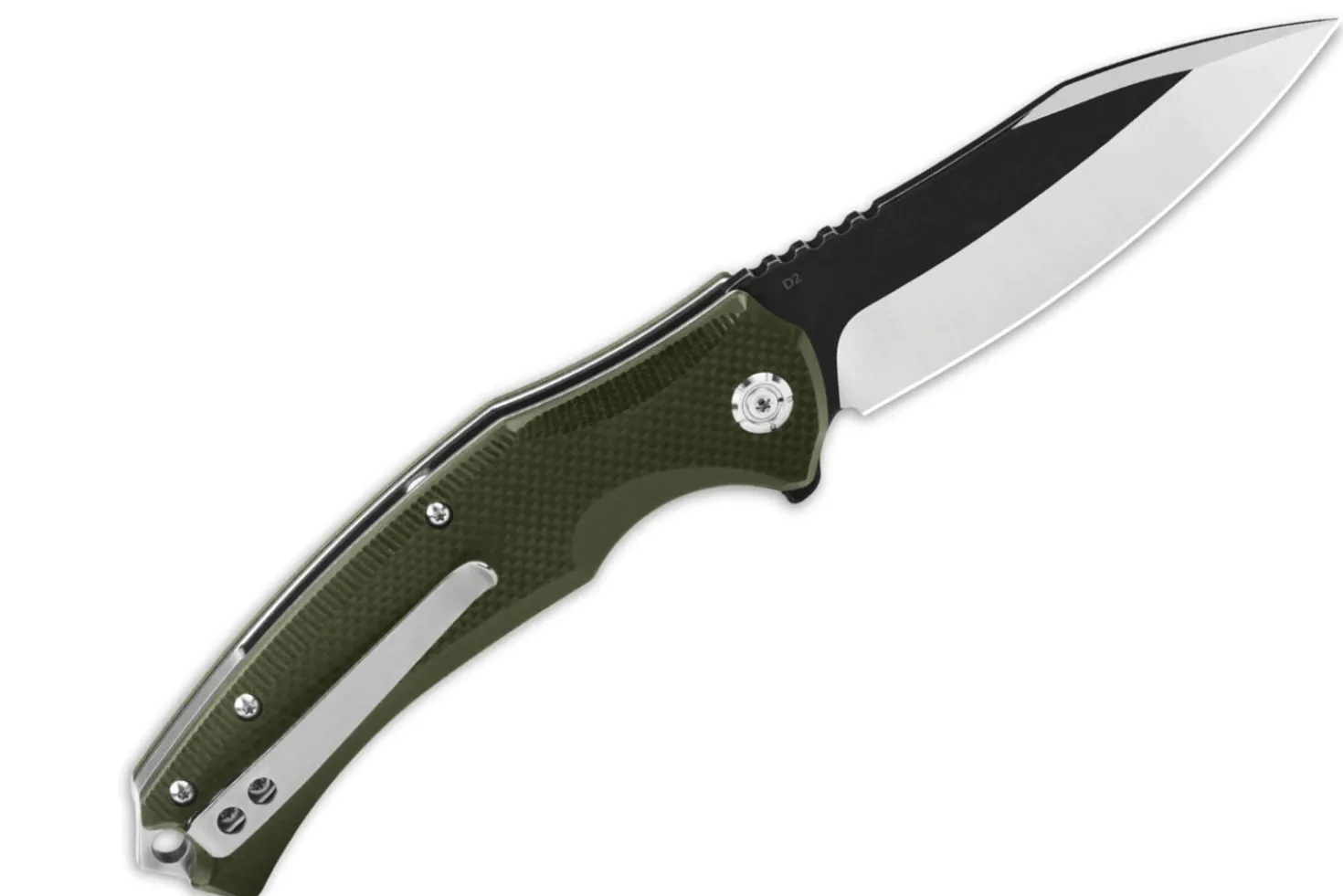 Couteau pliant QSP Snipe 121B manche en G10 vert 12cm